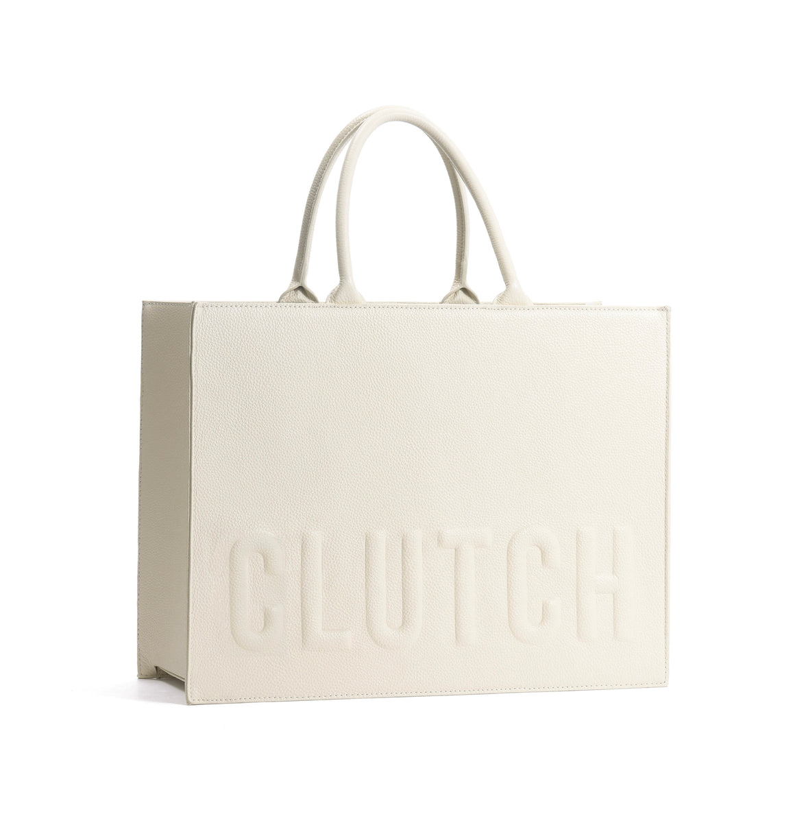 CLUTCH SIGNATURE EMBOSSED outlets Tote Bag